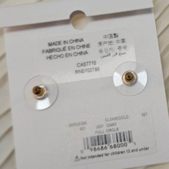 NWT ♠️ Kate Spade 'Full Circle' Earrings - Picture 2 of 5